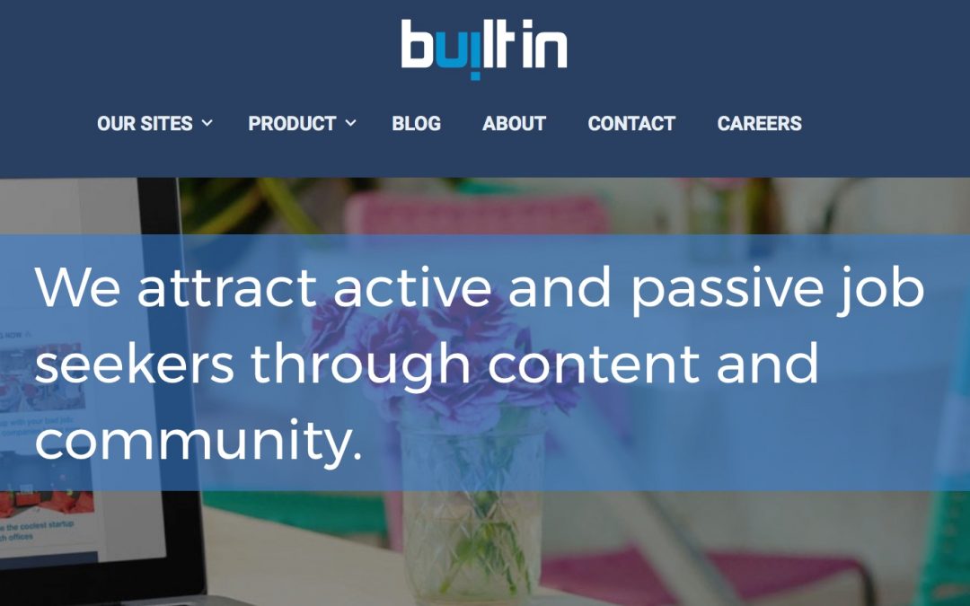 Built In network connects tech startups, ideal job candidates
